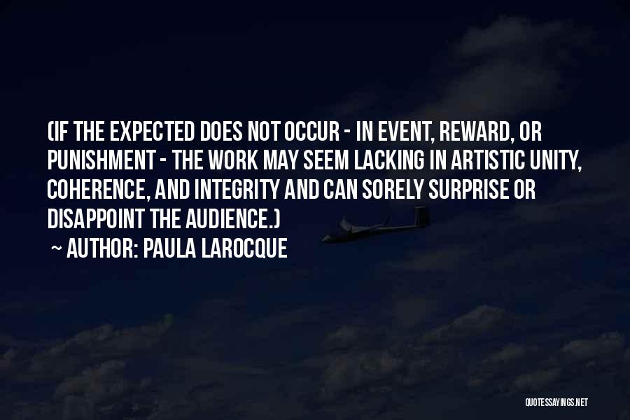 Reward Quotes By Paula LaRocque
