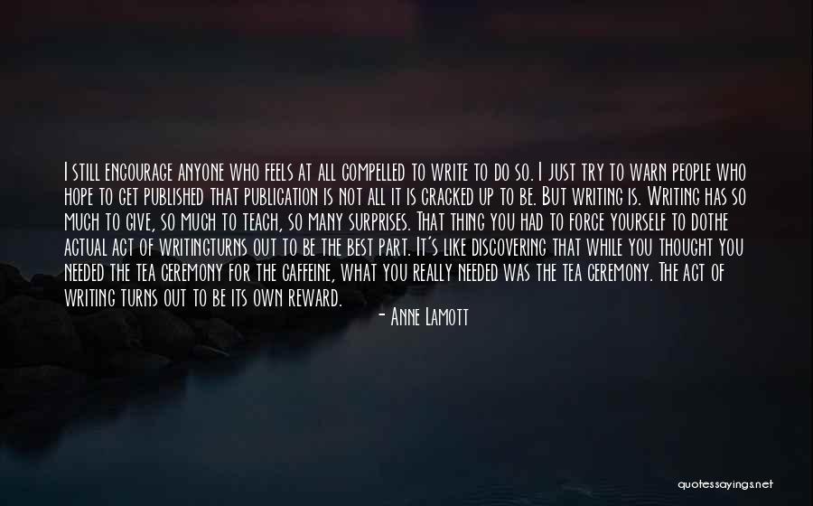 Reward Yourself Quotes By Anne Lamott
