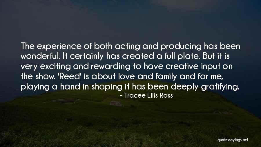 Rewarding Experience Quotes By Tracee Ellis Ross