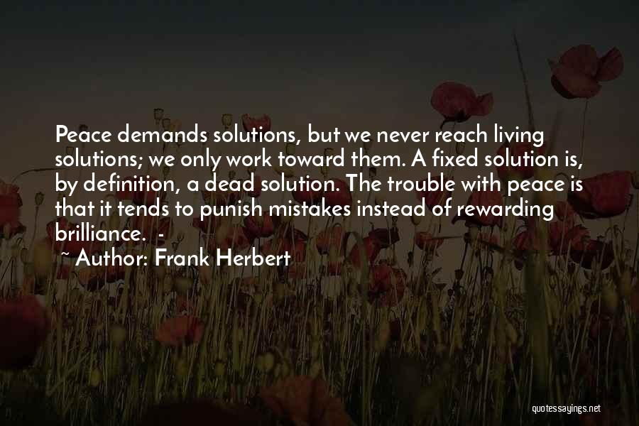 Rewarding Work Quotes By Frank Herbert