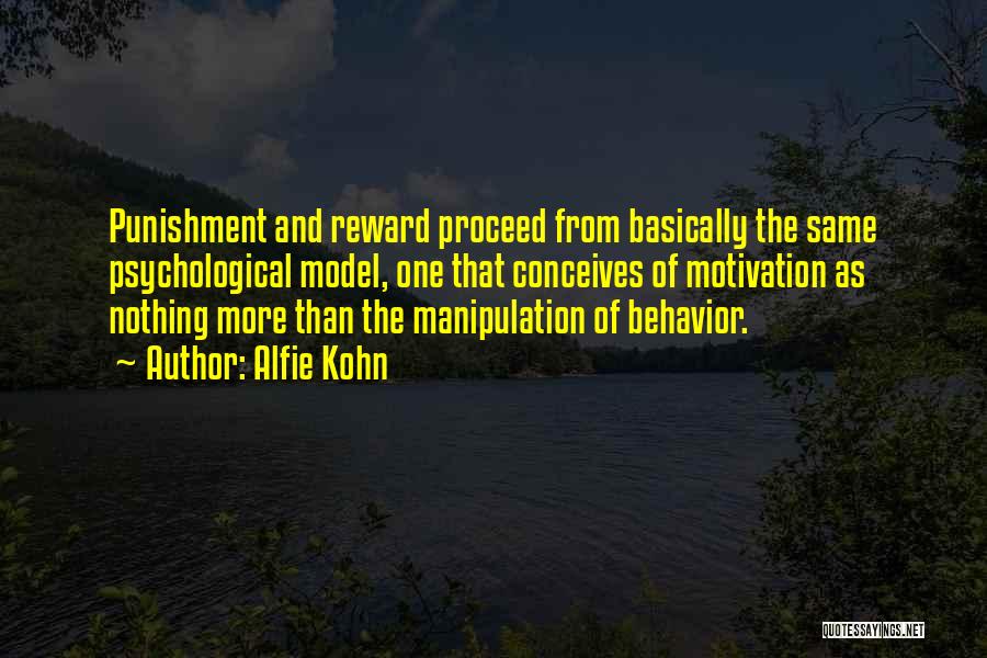 Rewards And Motivation Quotes By Alfie Kohn