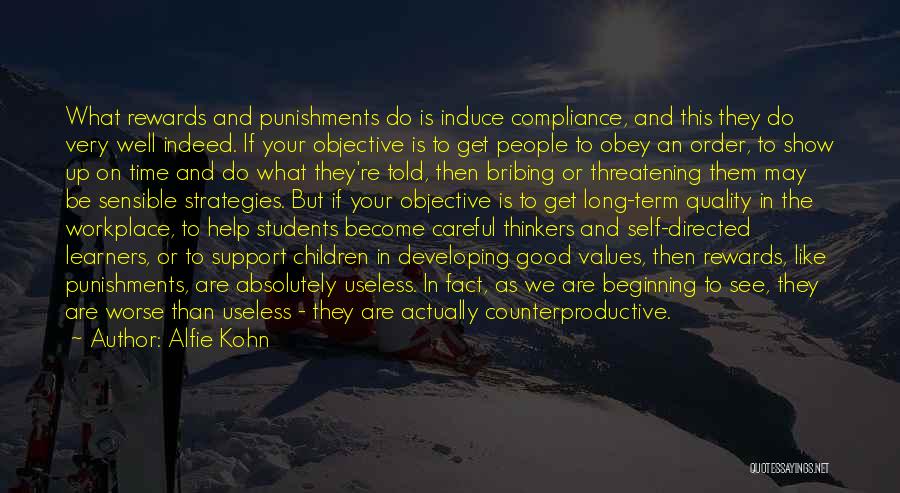 Rewards And Punishments Quotes By Alfie Kohn