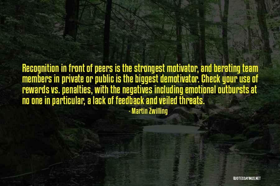 Rewards And Recognition Quotes By Martin Zwilling