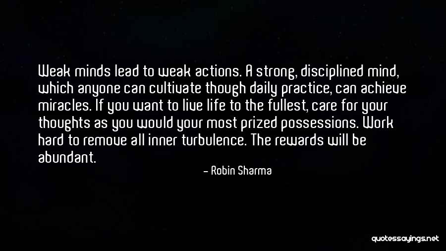 Rewards For Hard Work Quotes By Robin Sharma