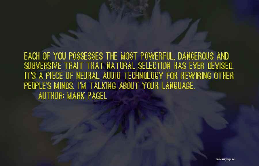 Rewiring Quotes By Mark Pagel