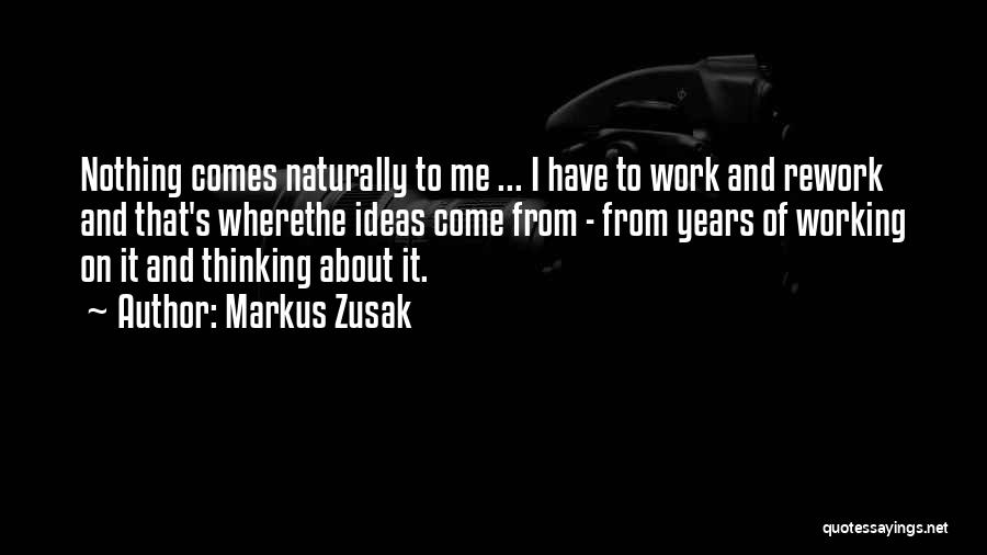 Rework Quotes By Markus Zusak