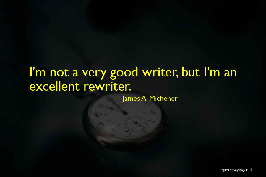 Rewriting Quotes By James A. Michener