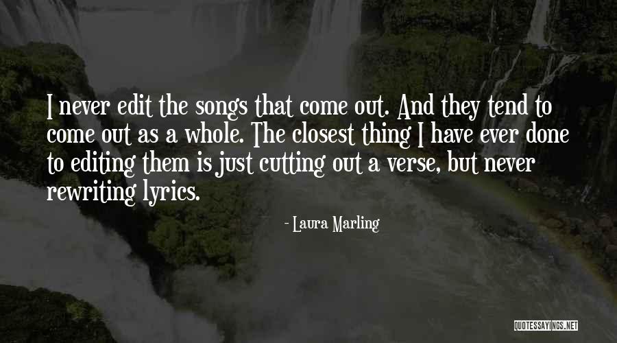 Rewriting Quotes By Laura Marling