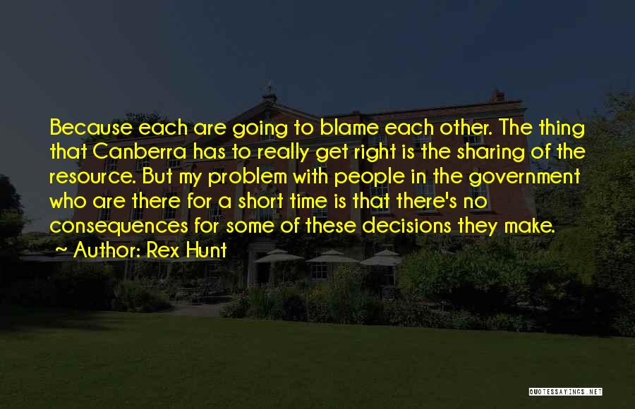 Rex Hunt Quotes 2197248