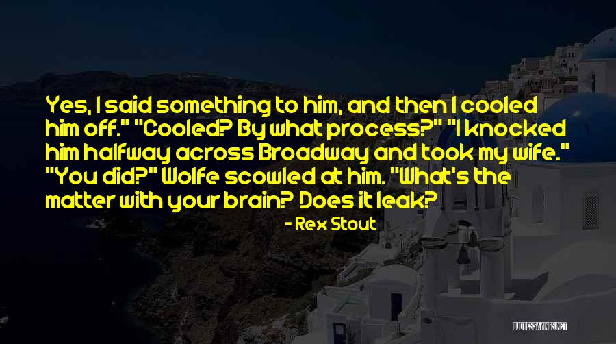 Rex Stout Quotes 1119111