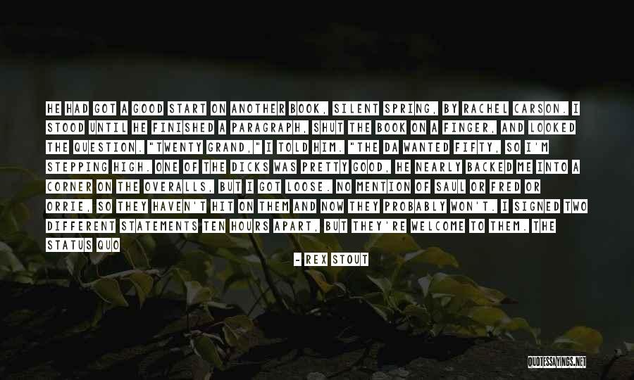 Rex Stout Quotes 80216 Rex Stout Quotes 80216