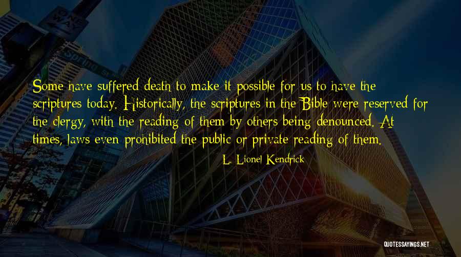 Rexters Quotes By L. Lionel Kendrick Rexters Quotes By L. Lionel Kendrick