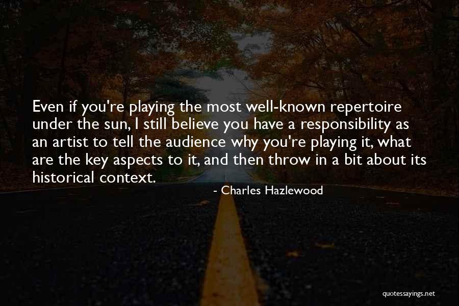 Rezwan Ahmed Quotes By Charles Hazlewood Rezwan Ahmed Quotes By Charles Hazlewood