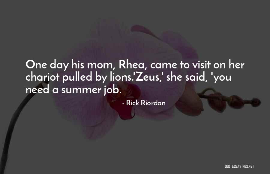 Rhea Quotes By Rick Riordan