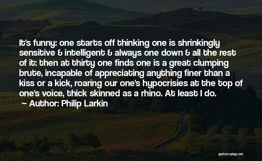 Rhino Quotes By Philip Larkin