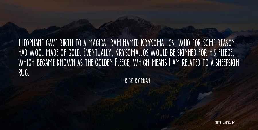 Rhis Quotes By Rick Riordan Rhis Quotes By Rick Riordan