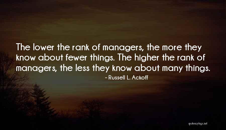 Rhoan Quotes By Russell L. Ackoff Rhoan Quotes By Russell L. Ackoff