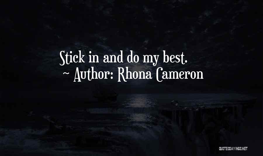 Rhona Cameron Quotes 1467232