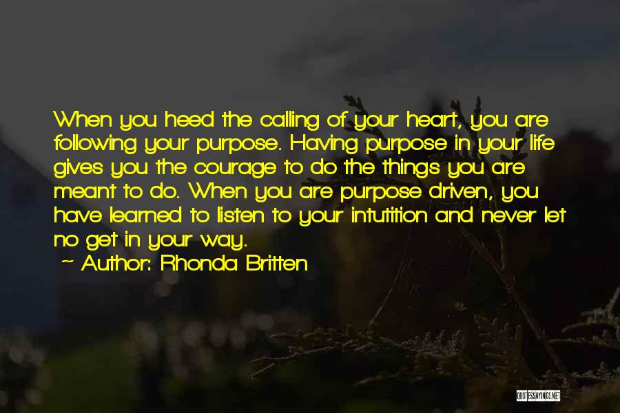 Rhonda Britten Quotes 147994