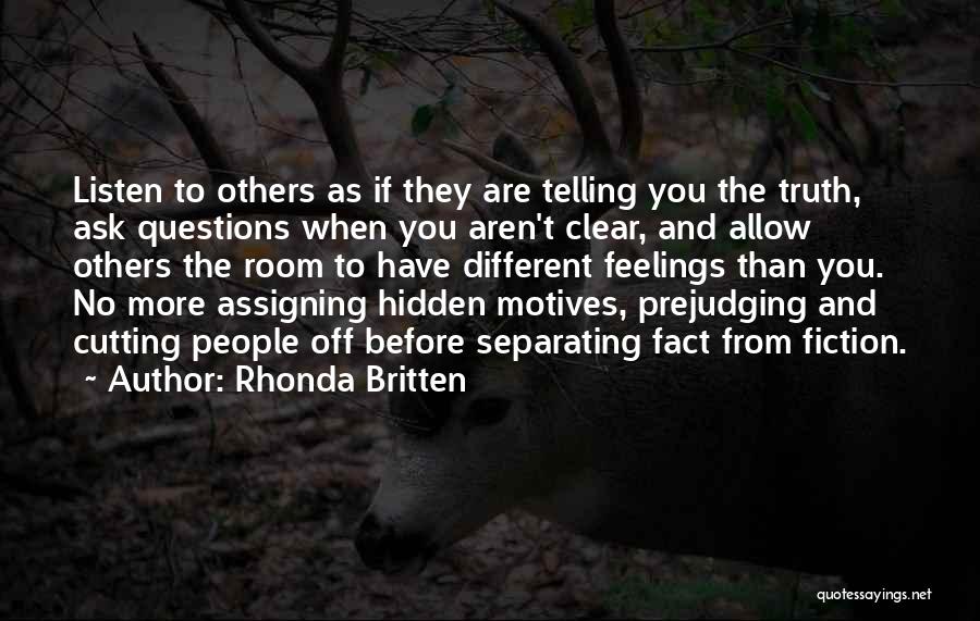 Rhonda Britten Quotes 1759743