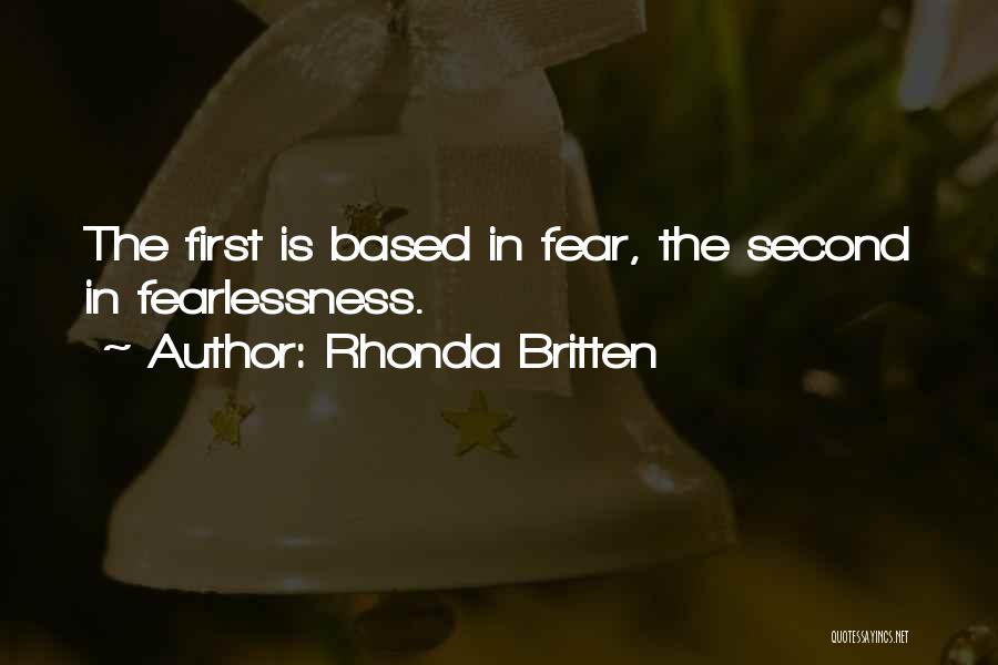 Rhonda Britten Quotes 847485