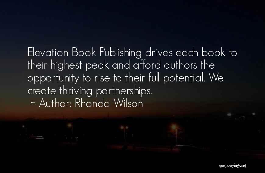 Rhonda Wilson Quotes 436494