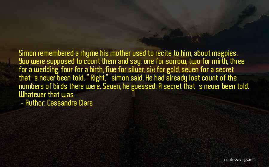 Rhyme Quotes By Cassandra Clare