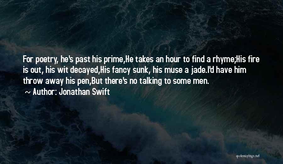 Rhyme Quotes By Jonathan Swift