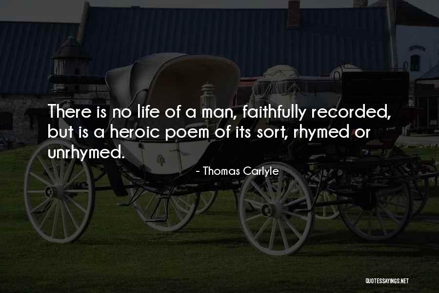 Rhymed Quotes By Thomas Carlyle Rhymed Quotes By Thomas Carlyle