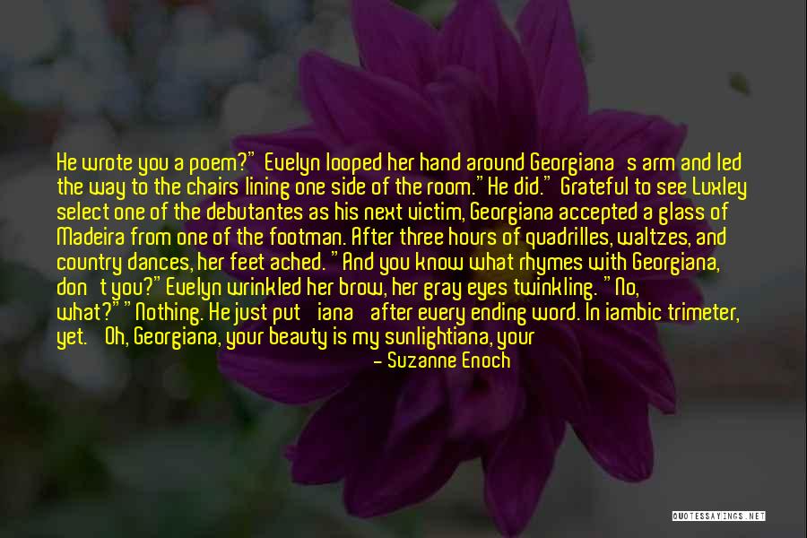 Rhymes Quotes By Suzanne Enoch Rhymes Quotes By Suzanne Enoch