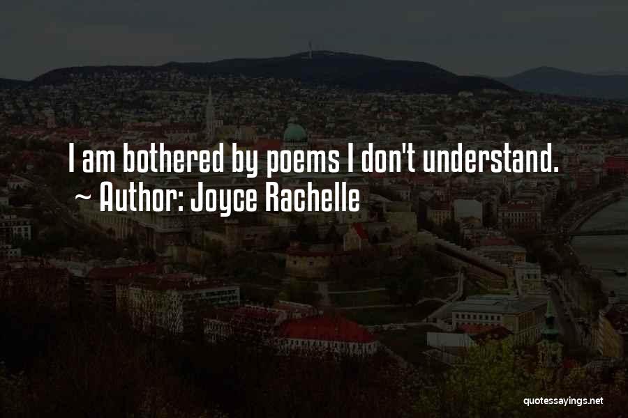 Rhyming Quotes By Joyce Rachelle