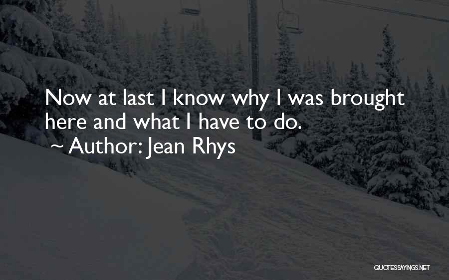 Rhys And Quotes By Jean Rhys