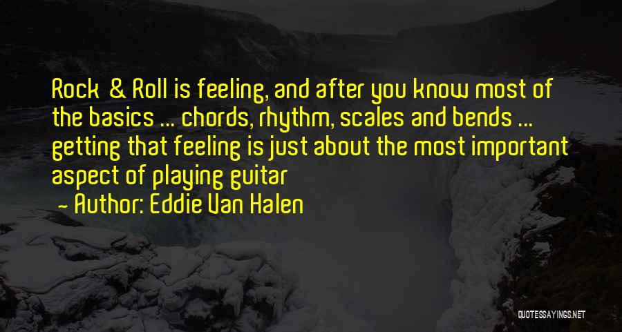 Rhythm Guitar Quotes By Eddie Van Halen