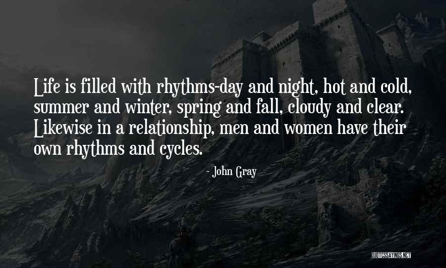 Rhythms Of The Night Quotes By John Gray Rhythms Of The Night Quotes By John Gray