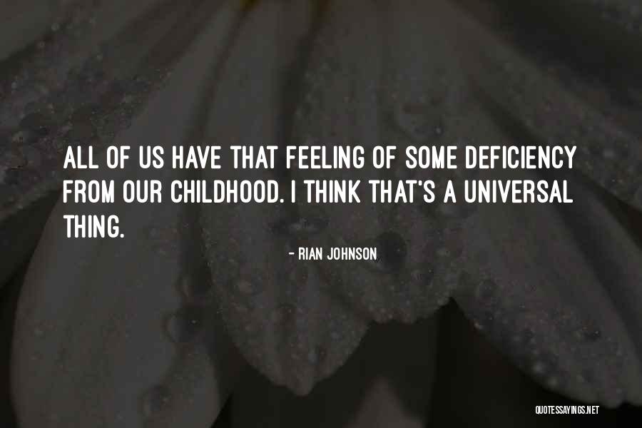 Rian Johnson Quotes 213666 Rian Johnson Quotes 213666
