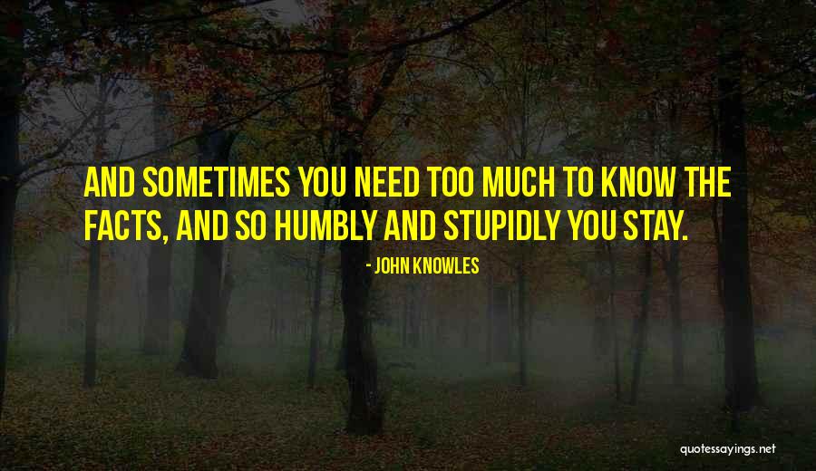 Ribaldries Quotes By John Knowles Ribaldries Quotes By John Knowles