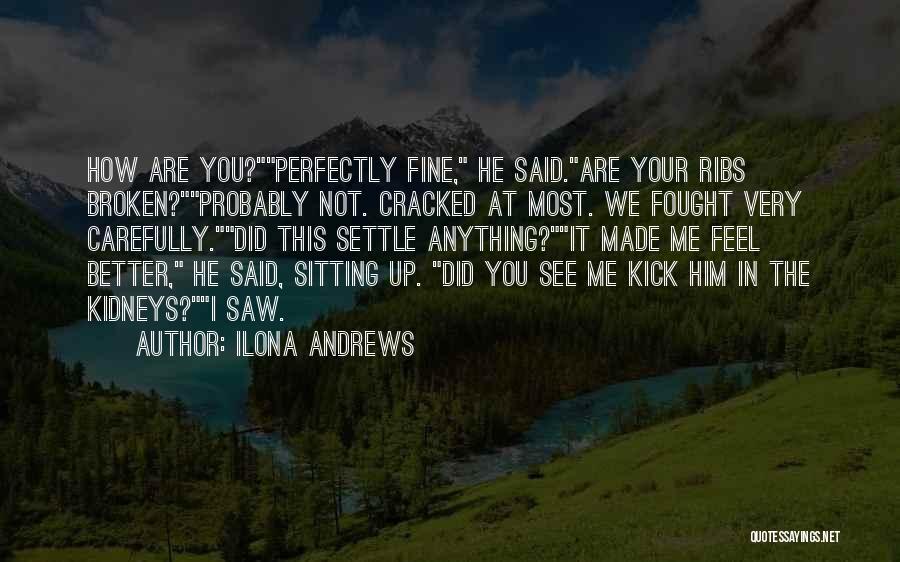 Ribs Quotes By Ilona Andrews