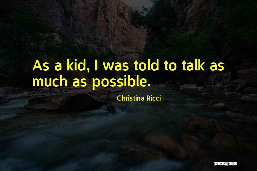 Ricci Quotes By Christina Ricci