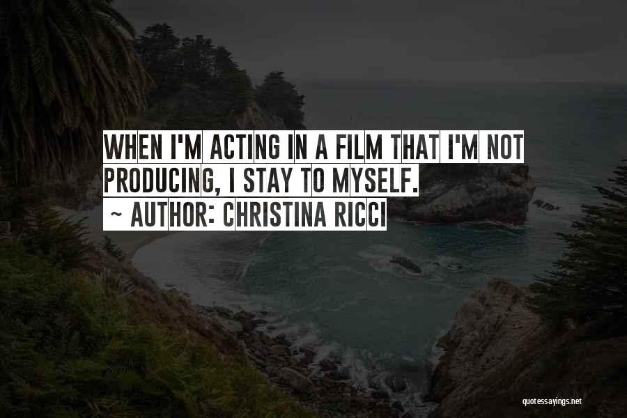 Ricci Quotes By Christina Ricci