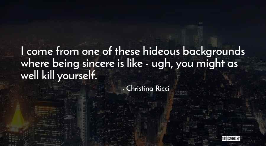 Ricci Quotes By Christina Ricci Ricci Quotes By Christina Ricci