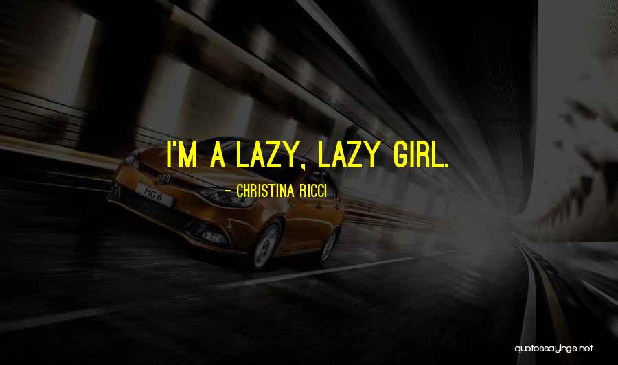 Ricci Quotes By Christina Ricci Ricci Quotes By Christina Ricci
