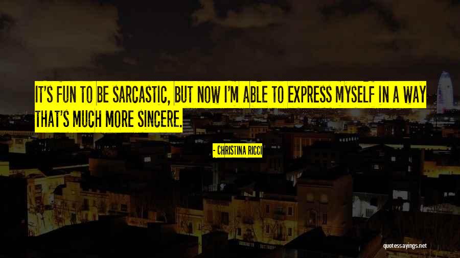 Ricci Quotes By Christina Ricci Ricci Quotes By Christina Ricci