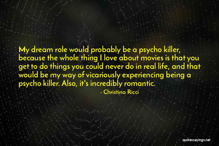 Ricci Quotes By Christina Ricci Ricci Quotes By Christina Ricci