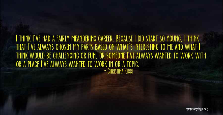 Ricci Quotes By Christina Ricci Ricci Quotes By Christina Ricci