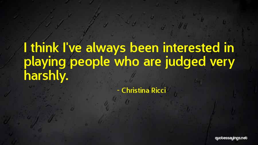 Ricci Quotes By Christina Ricci Ricci Quotes By Christina Ricci