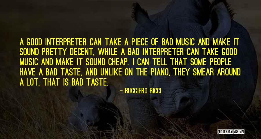 Ricci Quotes By Ruggiero Ricci