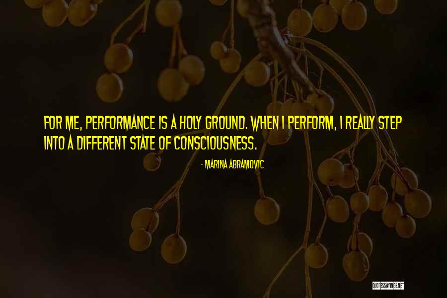 Riccia Quotes By Marina Abramovic