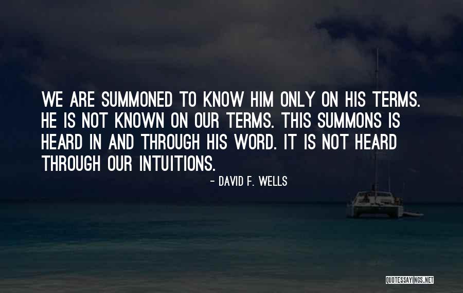 Ricciardellas Restaurant Quotes By David F. Wells Ricciardellas Restaurant Quotes By David F. Wells