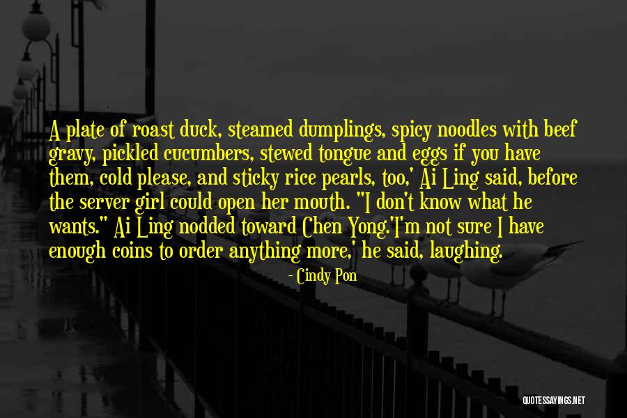 Rice Food Quotes By Cindy Pon Rice Food Quotes By Cindy Pon