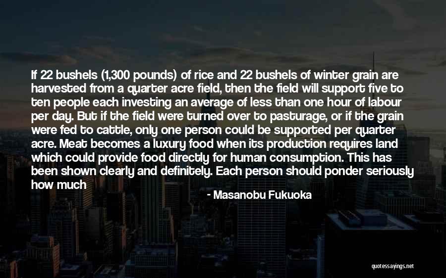 Rice Food Quotes By Masanobu Fukuoka Rice Food Quotes By Masanobu Fukuoka